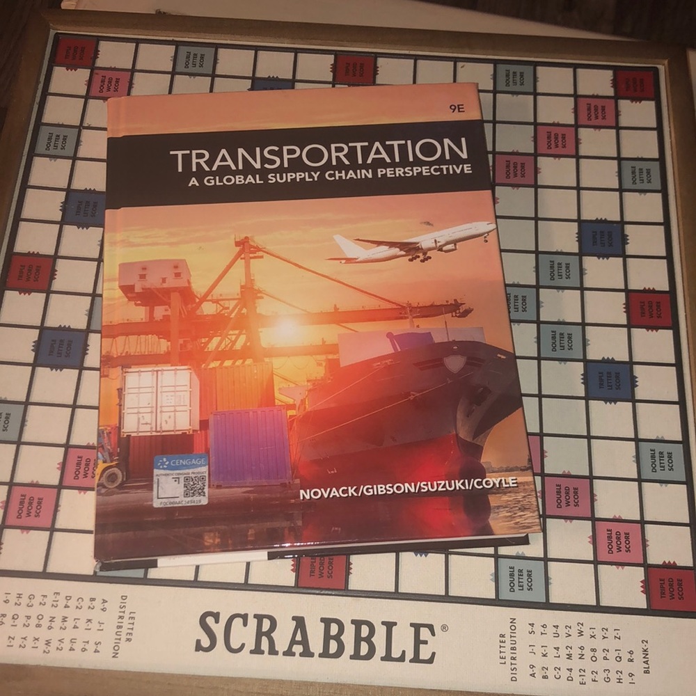 Transportation: A Global Supply Chain Perspective ISBN-13: 978-1337406642